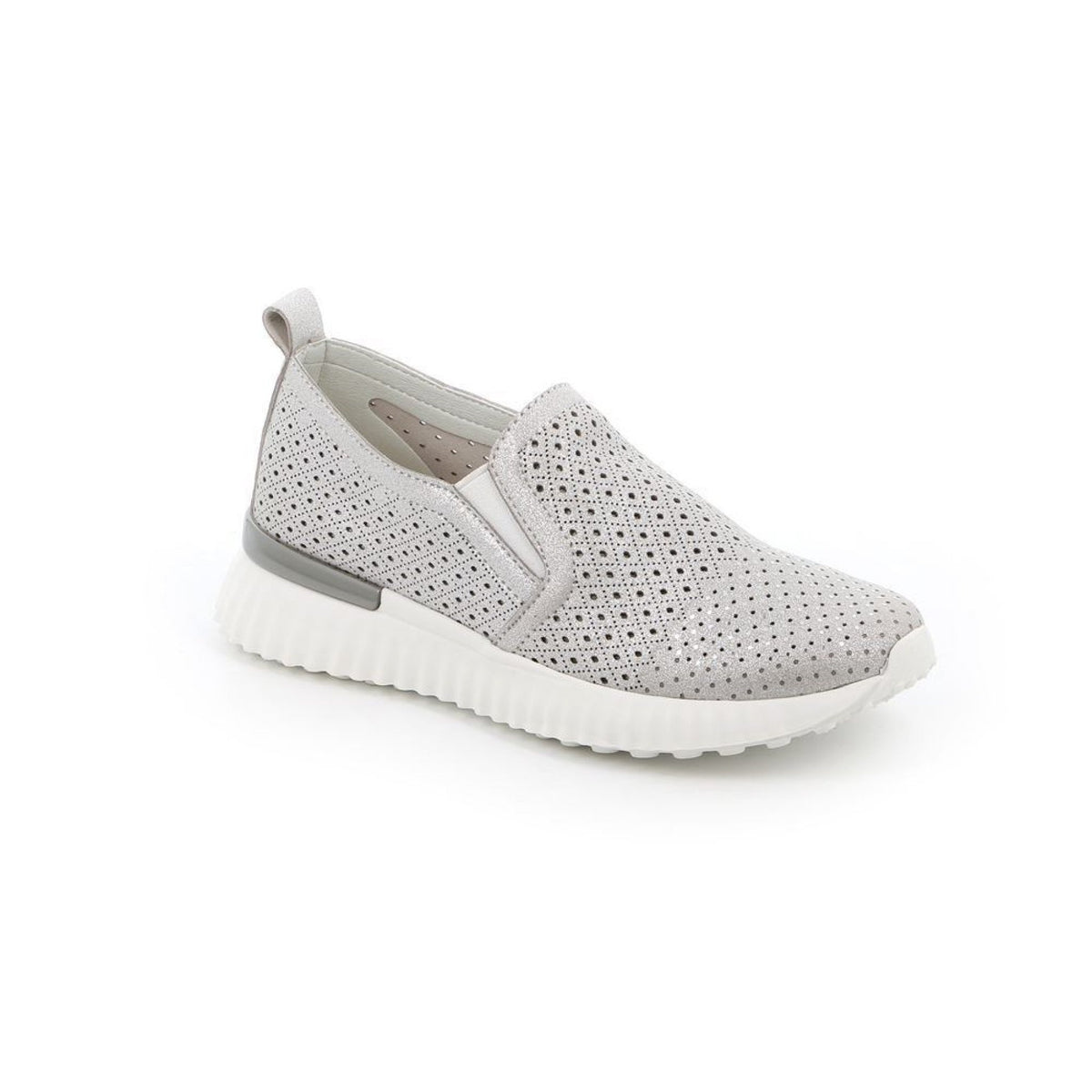 Sneaker vity con tomaia traforat elastici esternia