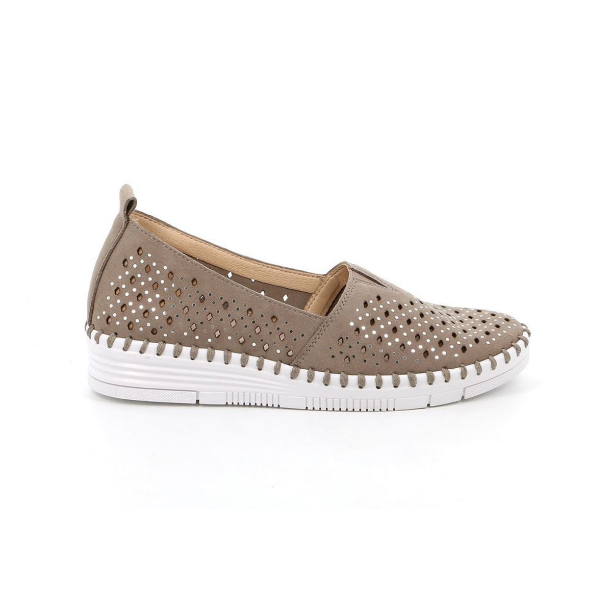 Slip on vivy con foratura a motivo