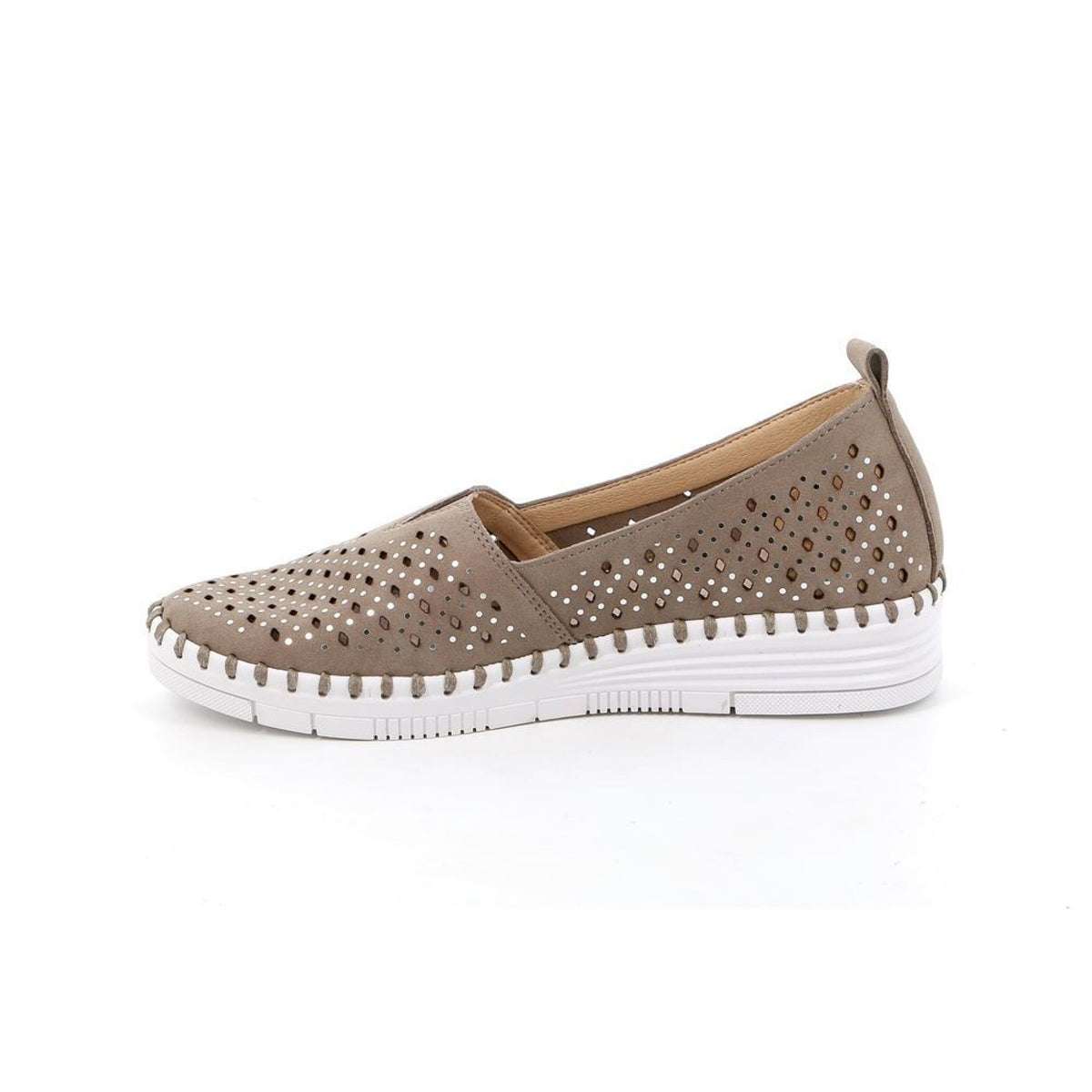 Slip on vivy con foratura a motivo