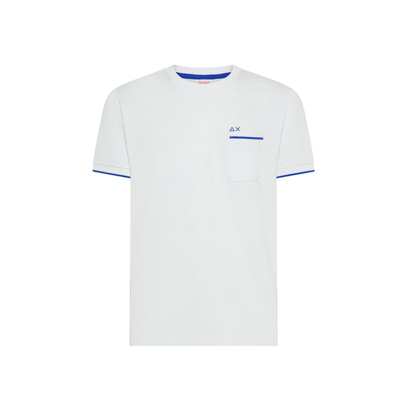 T-shirt piquet small stripe fluo s/s