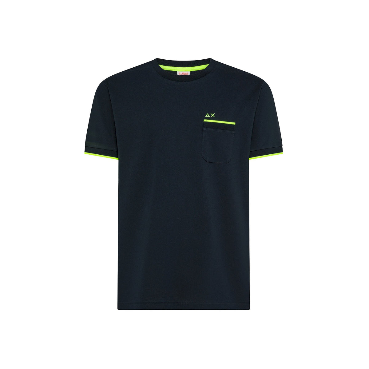 T-shirt piquet small stripe fluo s/s