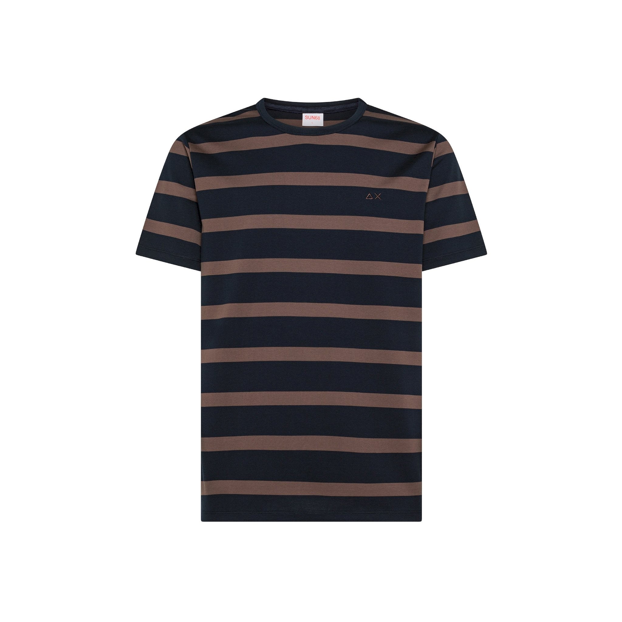 T-shirt stripes jersey mercerized s/s