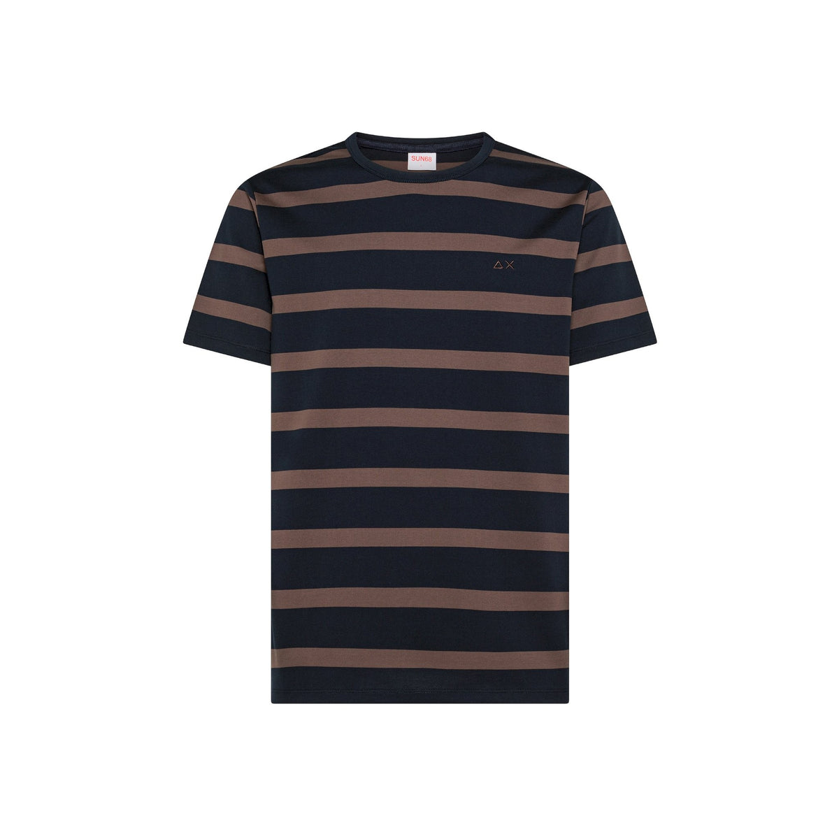 T-shirt stripes jersey mercerized s/s