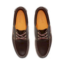 Scarpa da barca timberland® authentic 3-eye lug handsewn da uomo in marrone