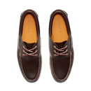 Scarpa da barca timberland® authentic 3-eye lug handsewn da uomo in marrone