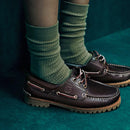 Scarpa da barca noreen da donna in marrone