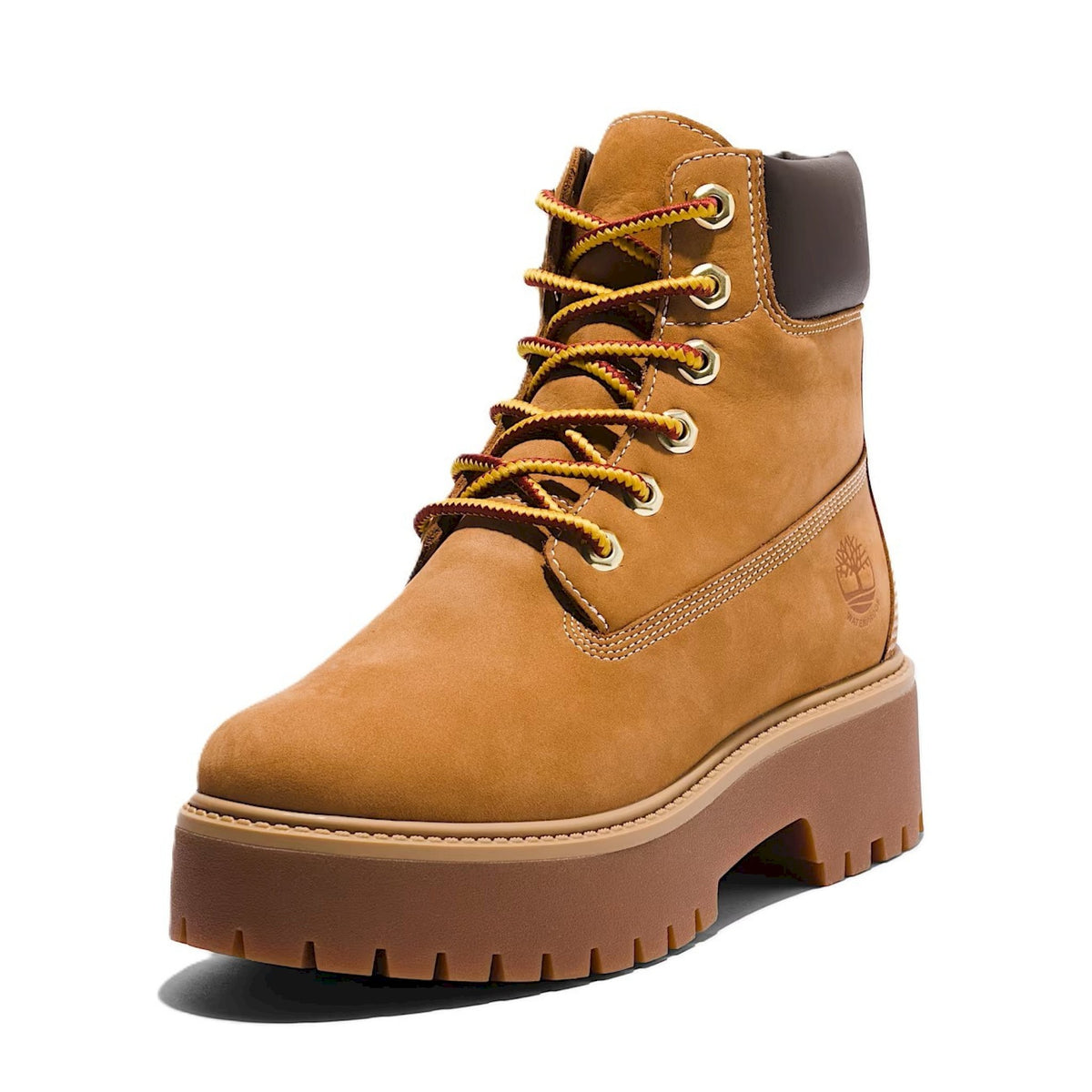 Stivale impermeabile con plateau stone street 6-inch da donna in giallo
