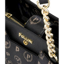 Pollini borsa a doppio manico heritage re-edition