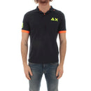 Sun68 polo logo fluo