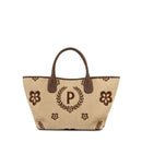 Pollini tote bag rafia