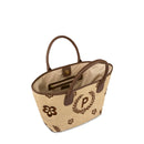 Pollini tote bag rafia