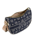 Pollini hobo bag heritage marina in denim blu/avorio