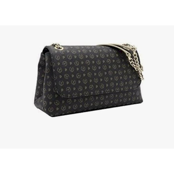 Pollini borsa a spalla heritage logo