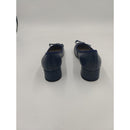 Ballerina con tacco in pelle