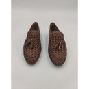 Mocassino intrecciato con nappine