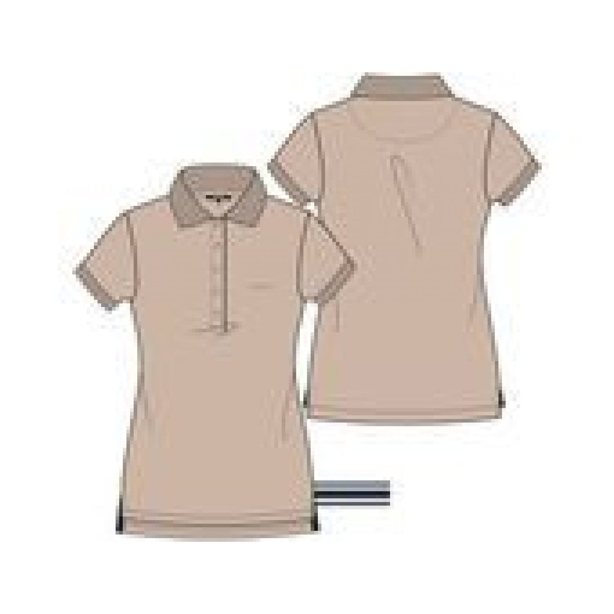 Polo mm piquet donna
