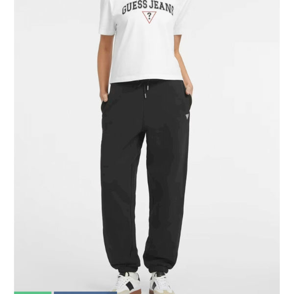 Guess pantalone jogger con etichetta mini