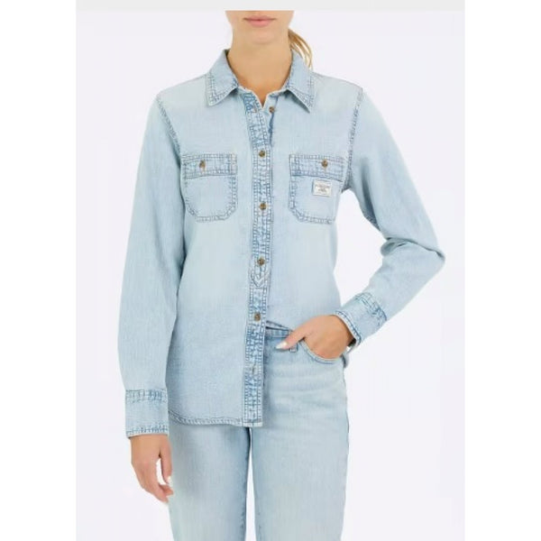 Gj regular ls denim shirt