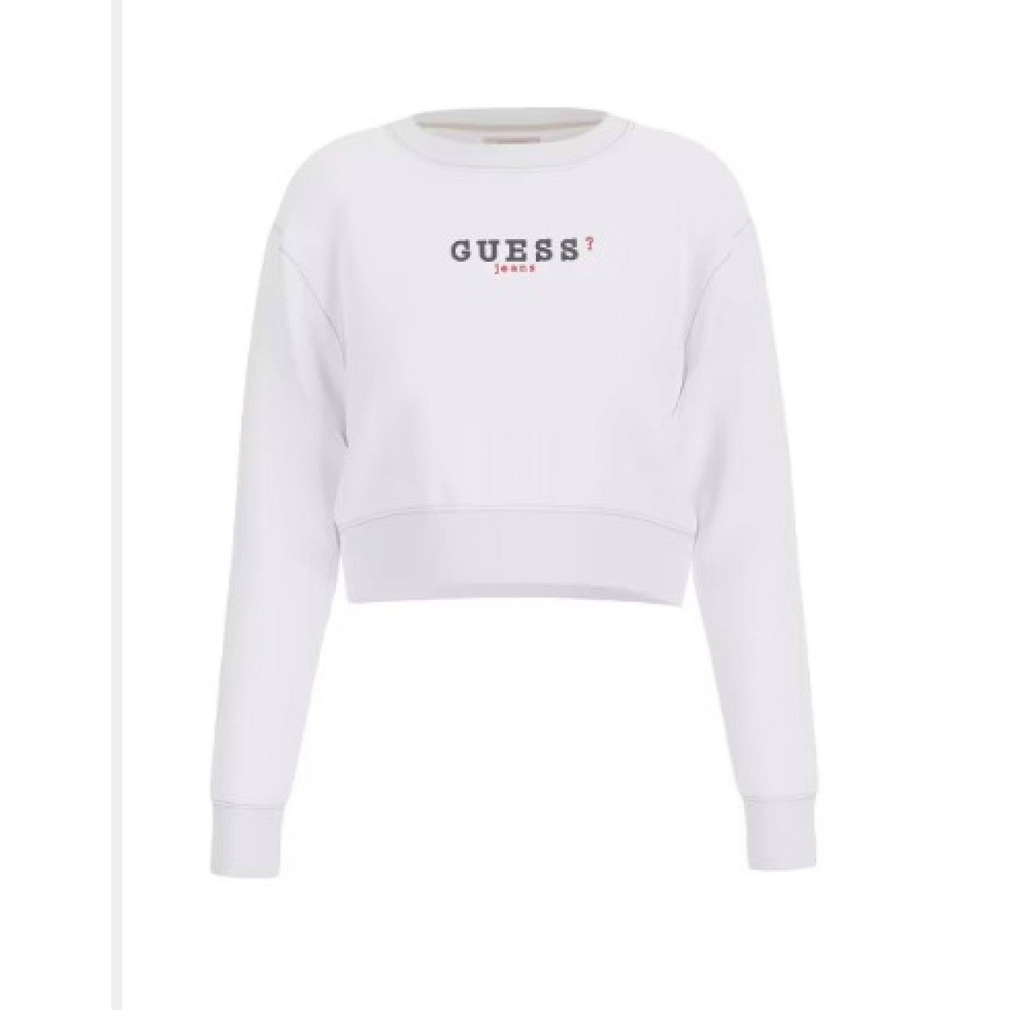 Guess gj crop cn 3d emb sweatsh