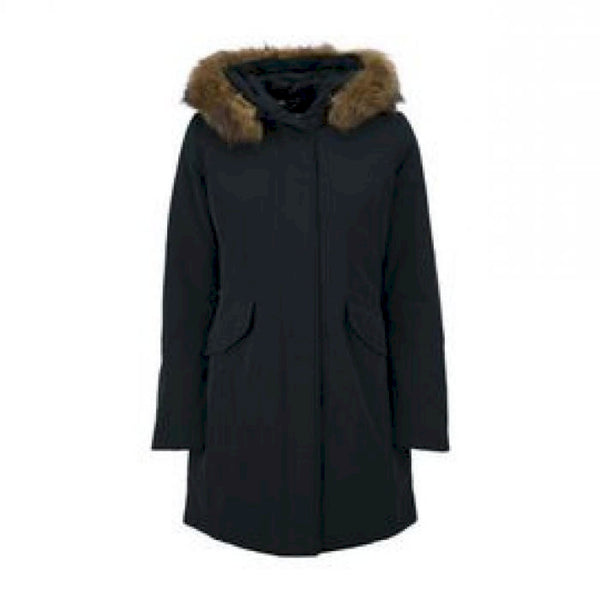Parka con cappuccio pelo