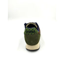 Sneaker jaki winter in nylon e suede militare scuro