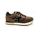 Sneaker stargirl animalier in suede e nylon nero