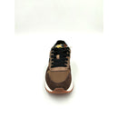 Sneaker stargirl animalier in suede e nylon nero