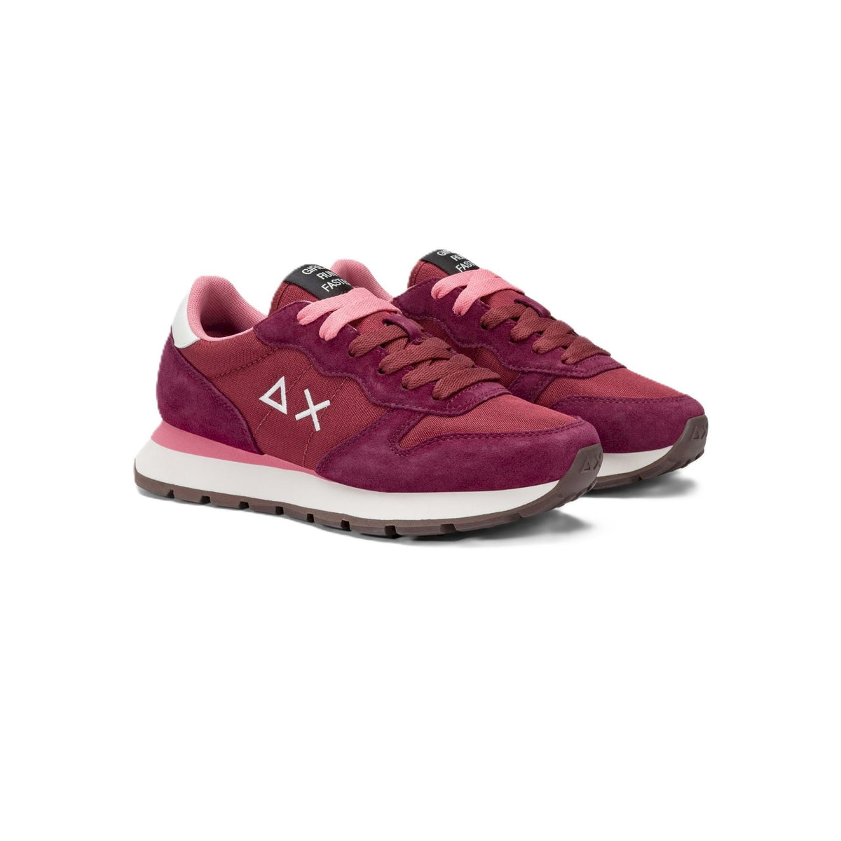 Sneaker ally solid in nylon e suede