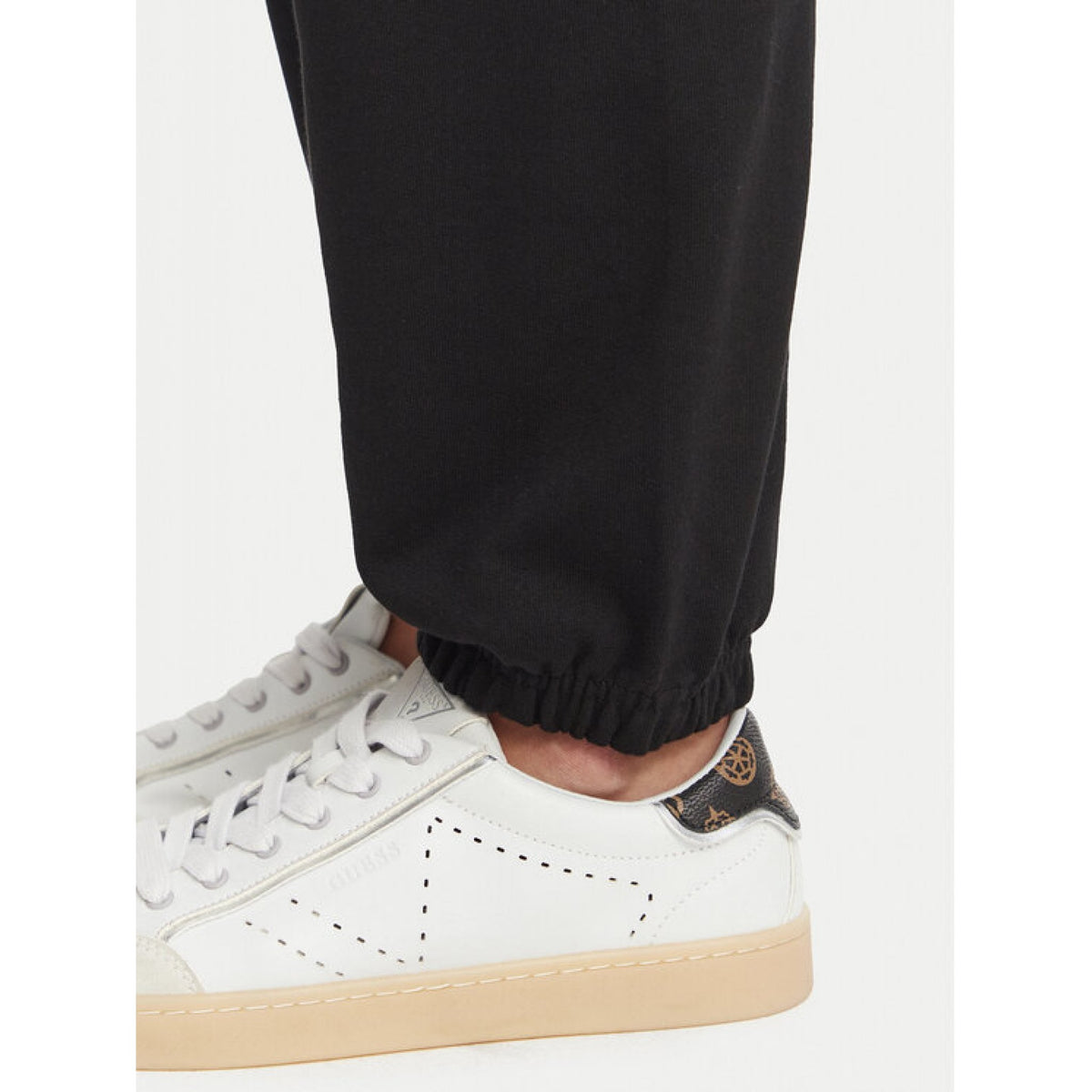 Guess - pantaloni da tuta guess leopard print star