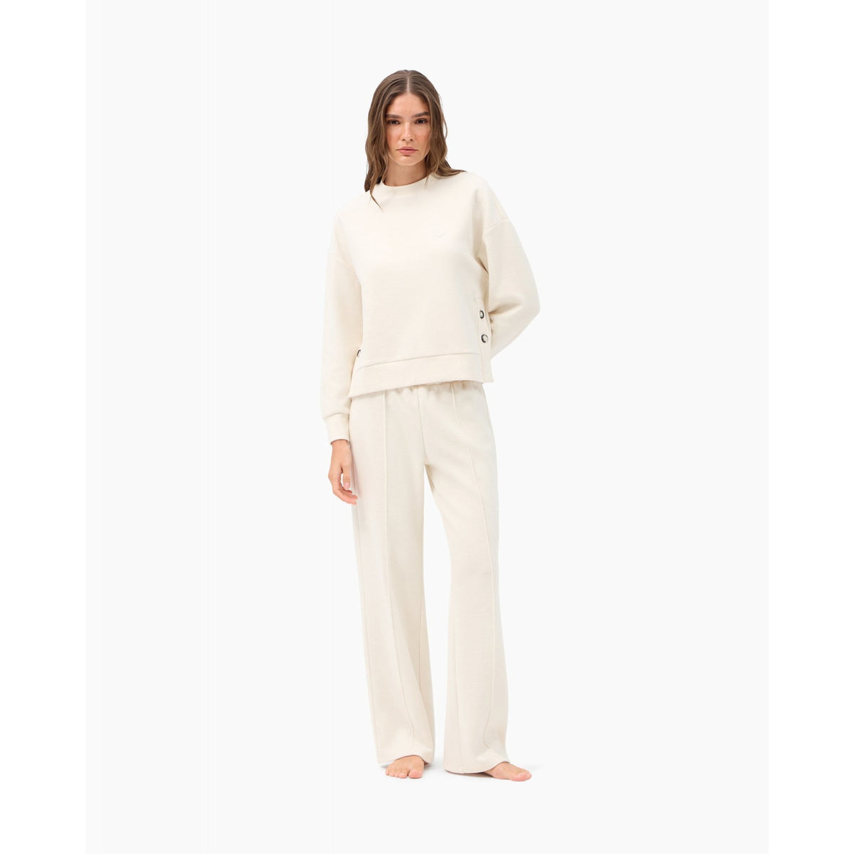 Emporio armani tuta girocollo costine