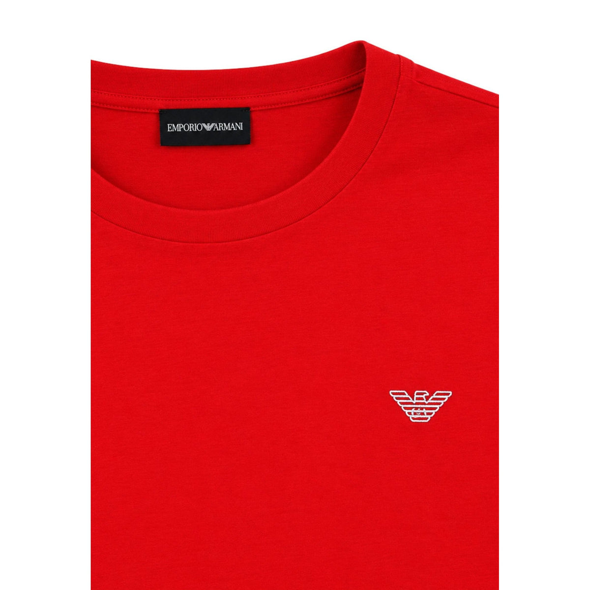 T shirt beachwear emporio armani underwear con patch logata