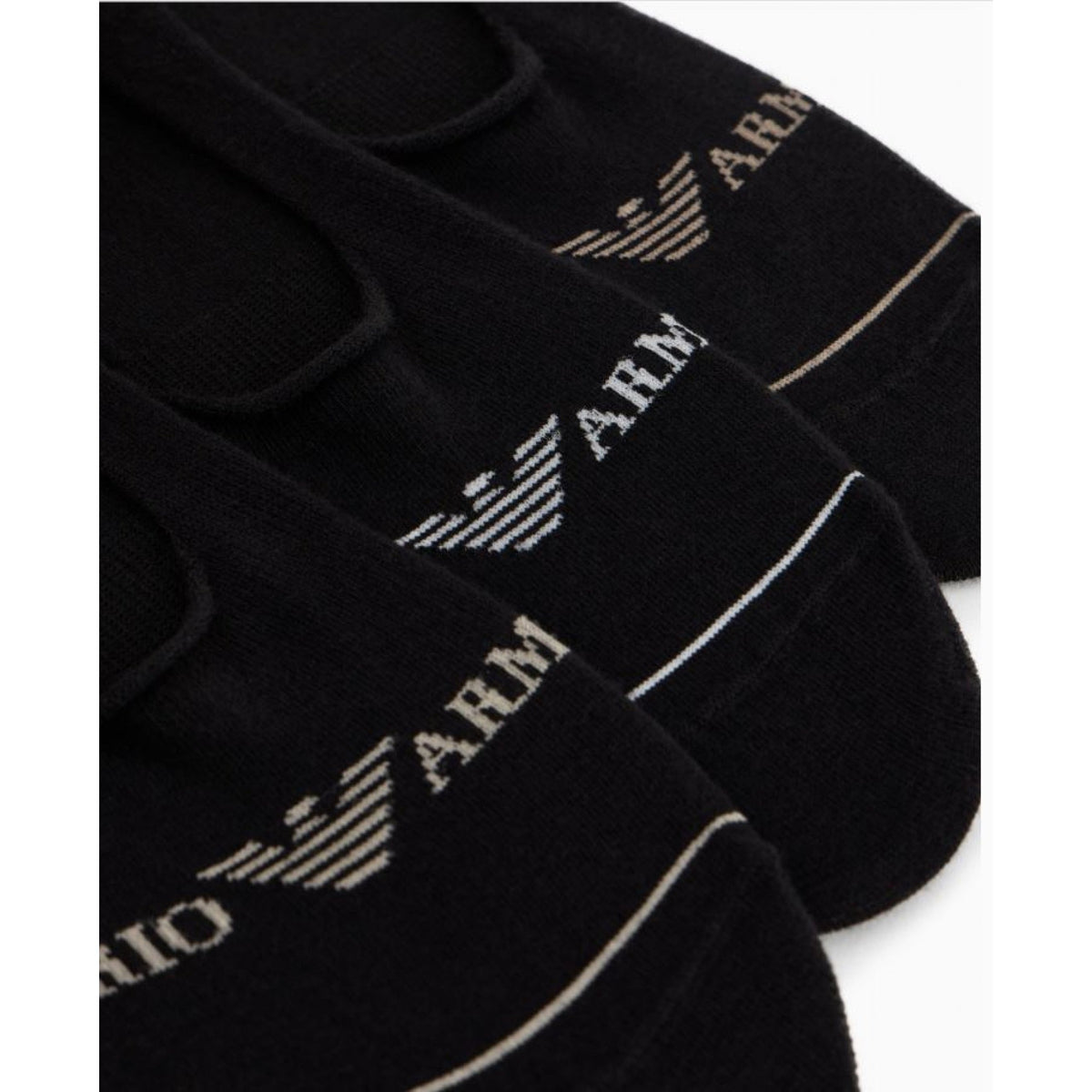 Emporio armani pack 3 fantasmini logo eagle jacquard