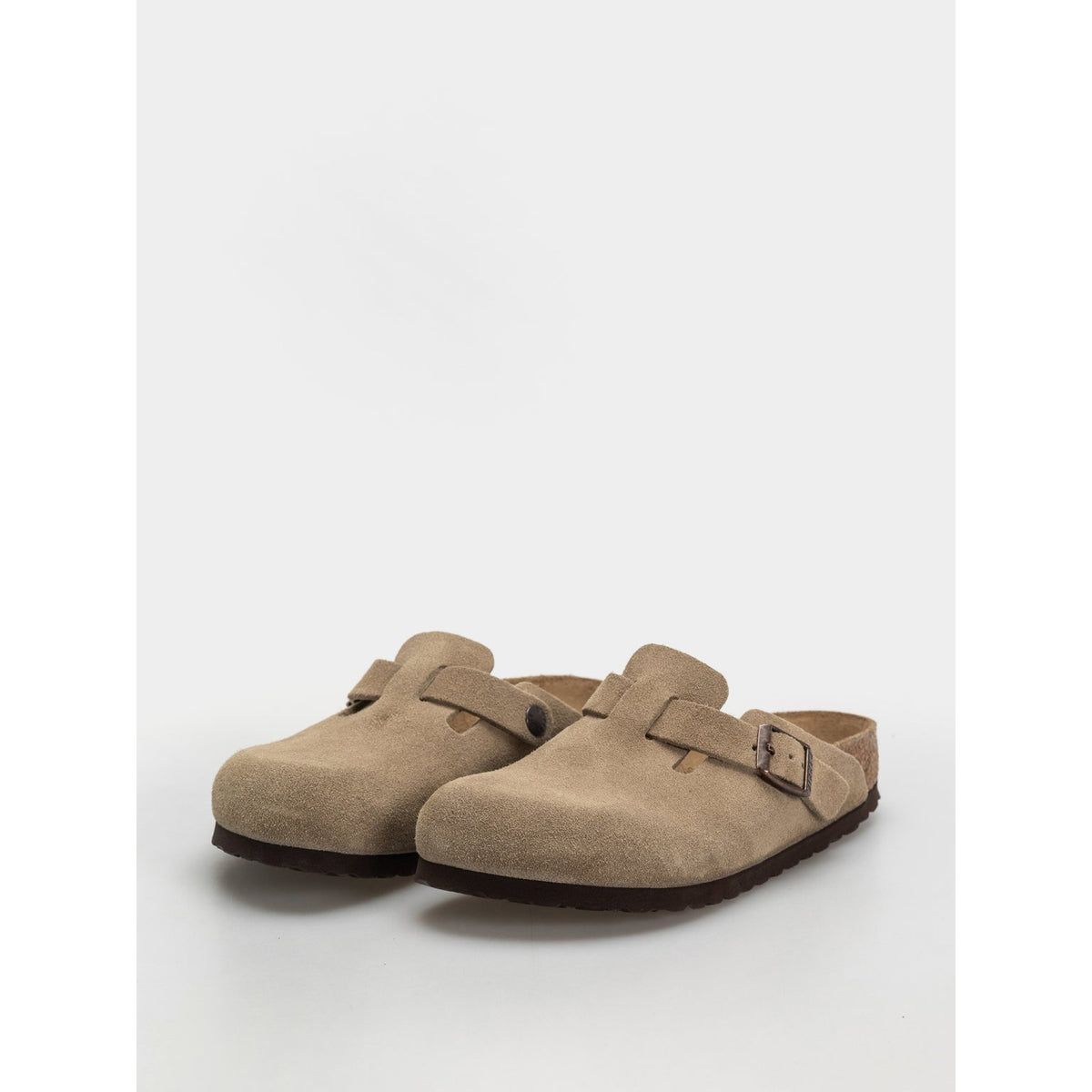 Boston birkenstock in pelle scamosciata