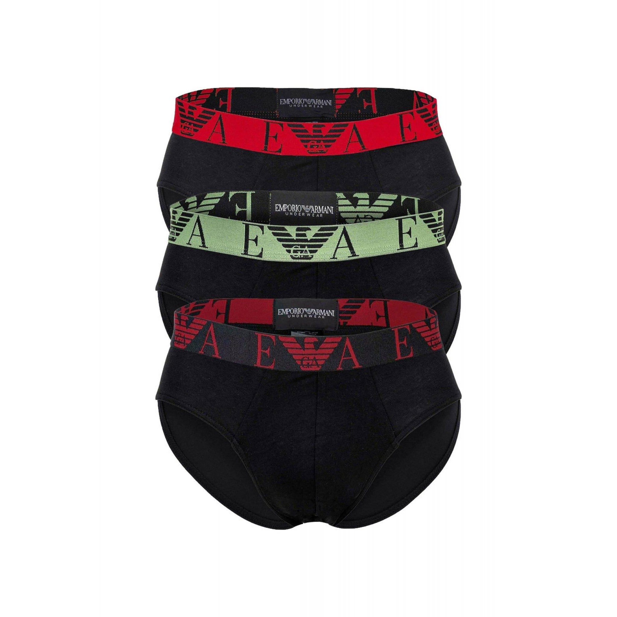 Set 3 slip emporio armani underwear bold monogram