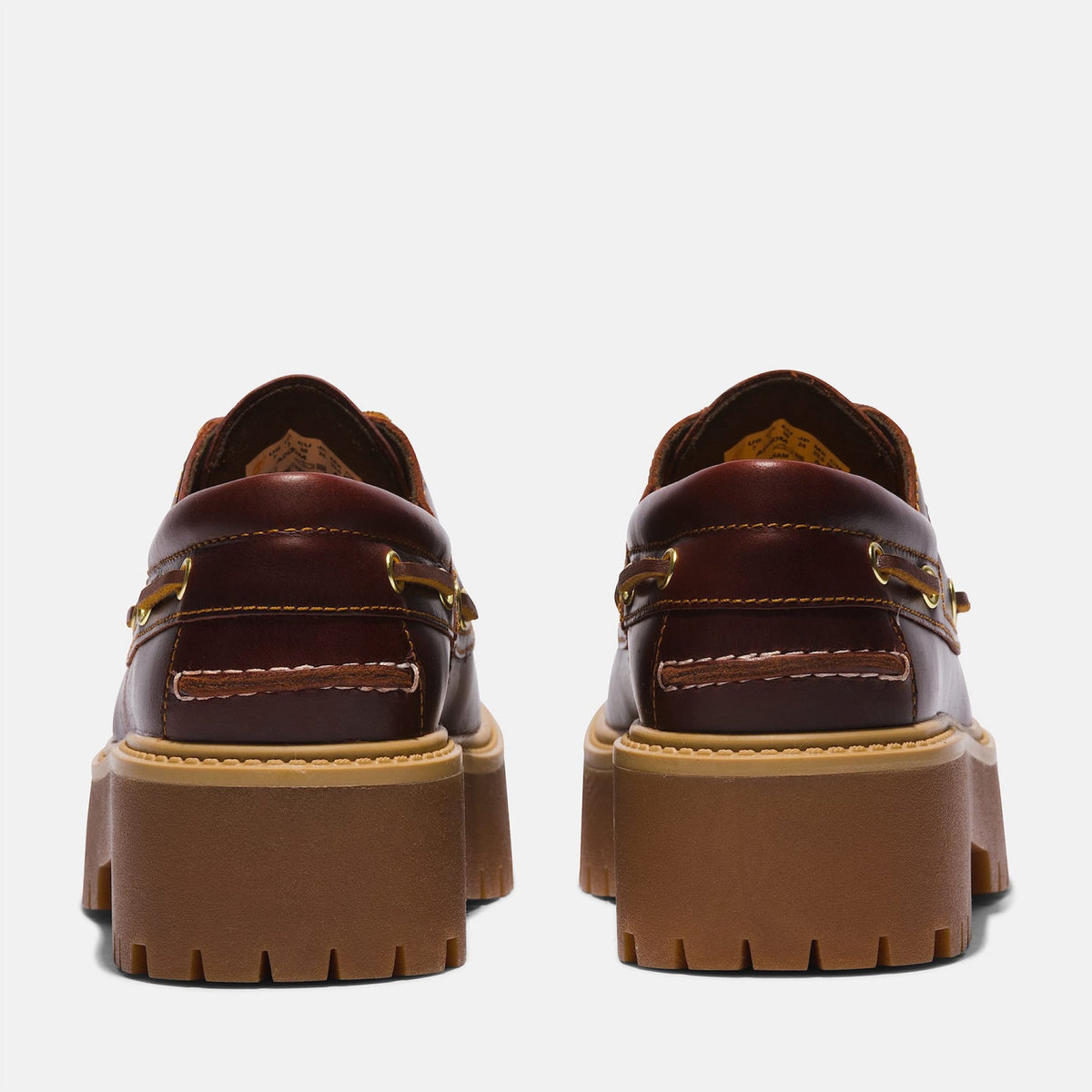 Scarpa da barca stone street timberland con plateau