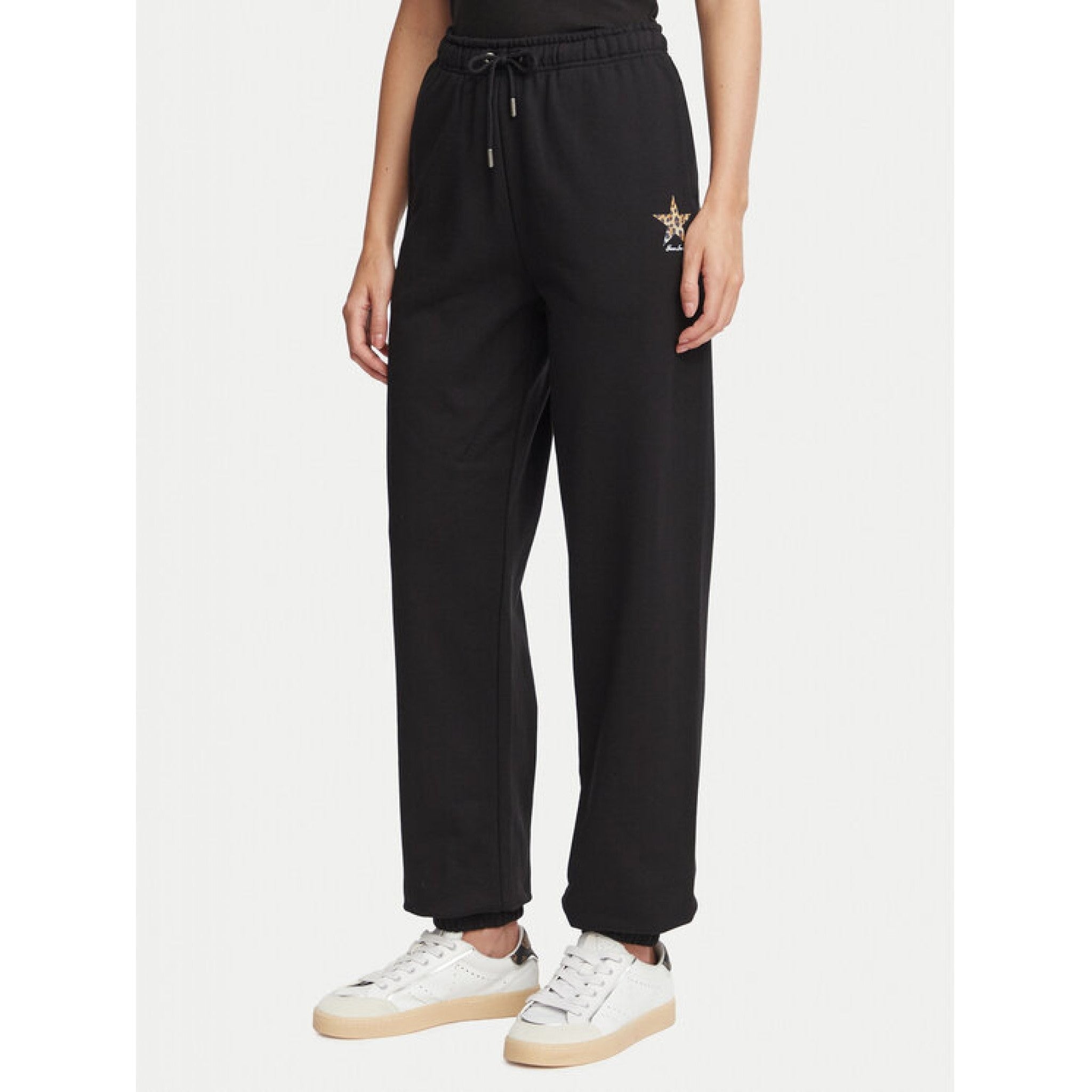 Guess - pantaloni da tuta guess leopard print star