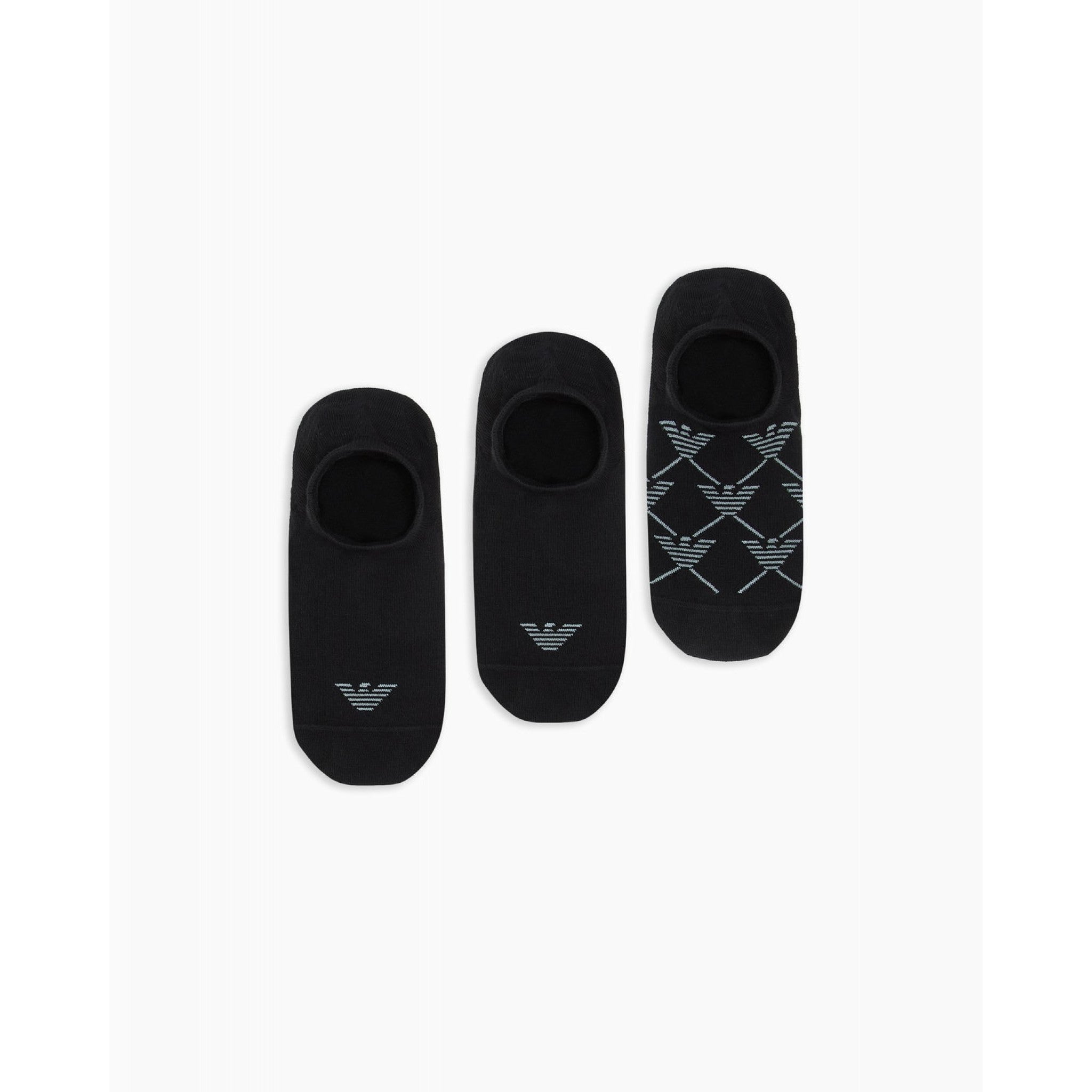 Fantasmini pack da 3 emporio armani underwear in cotone stretch