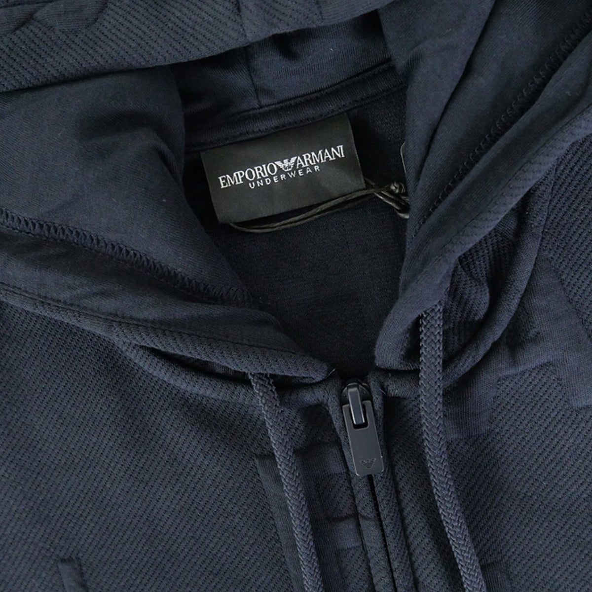 Emporio armani felpa logo allover