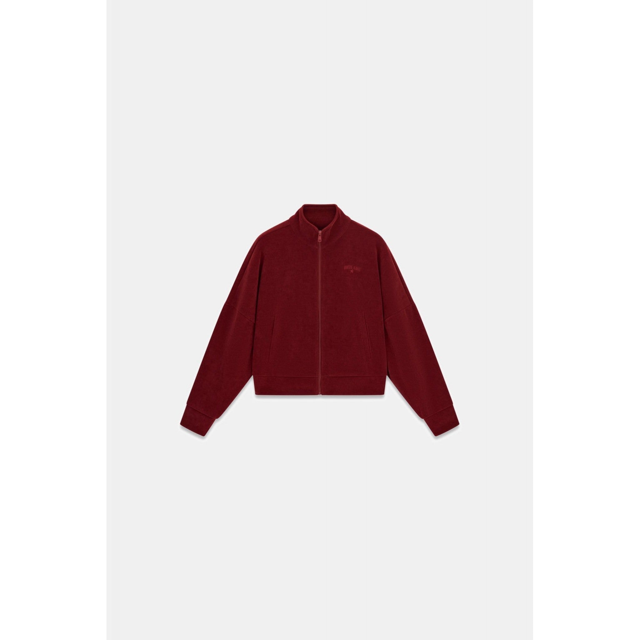 Guess - felpa sportiva a coste guess con zip
