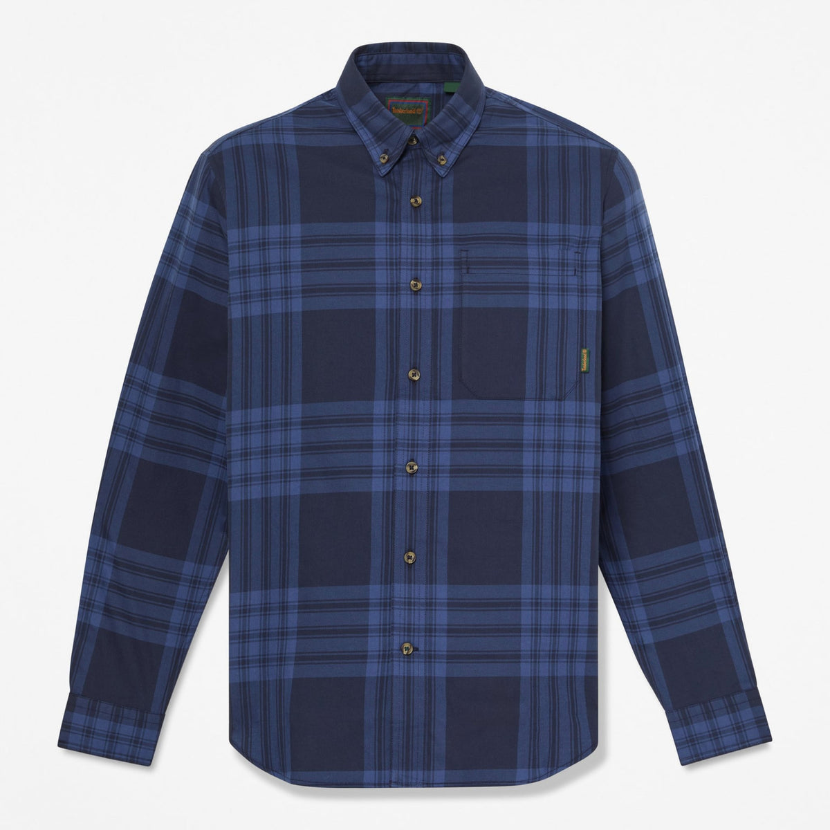 Timberland - camicia a quadri in twill timberland con taschino