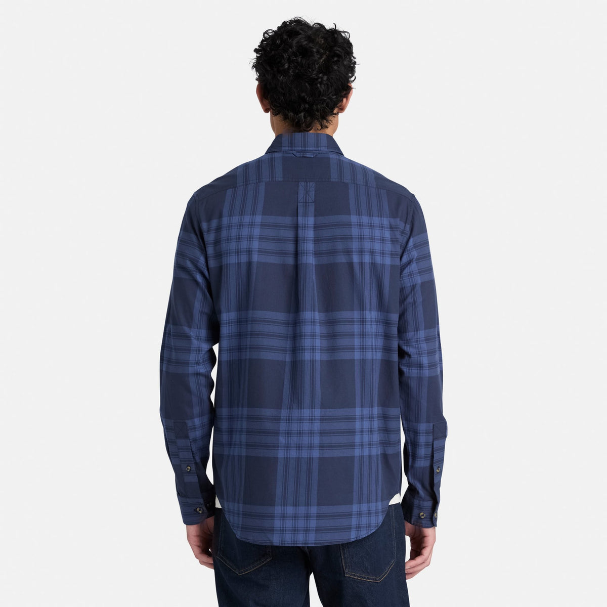 Timberland - camicia a quadri in twill timberland con taschino