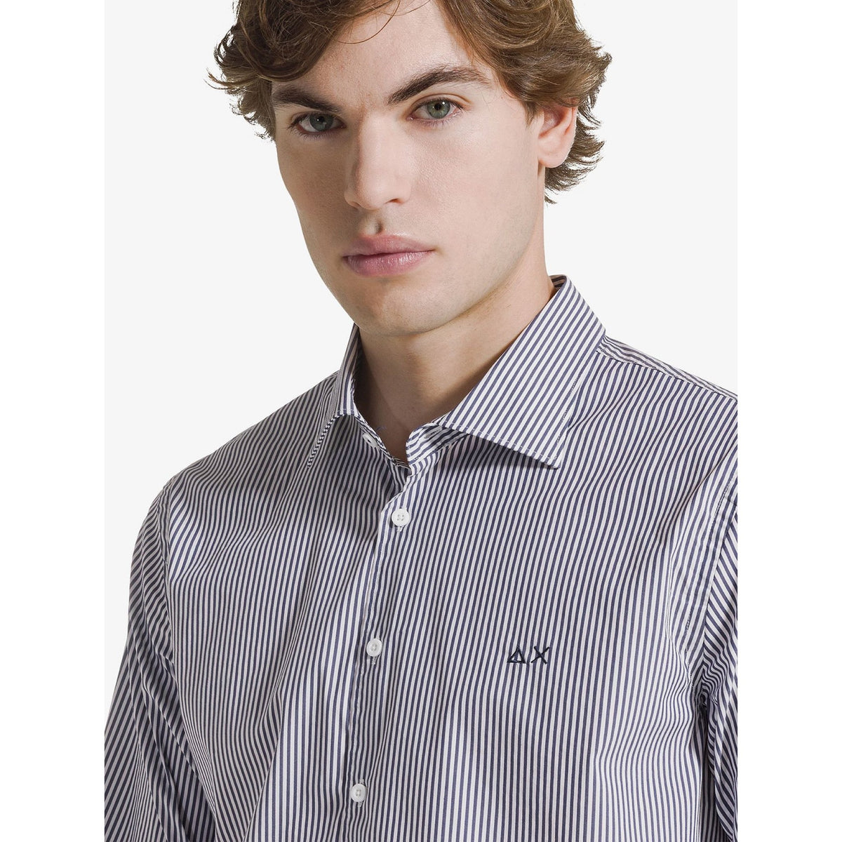 Sun 68 - sun 68 camicia in cotone a righe