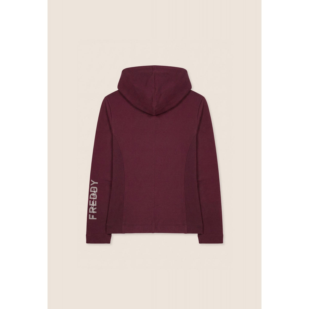 Felpa full zip freddy con cappuccio