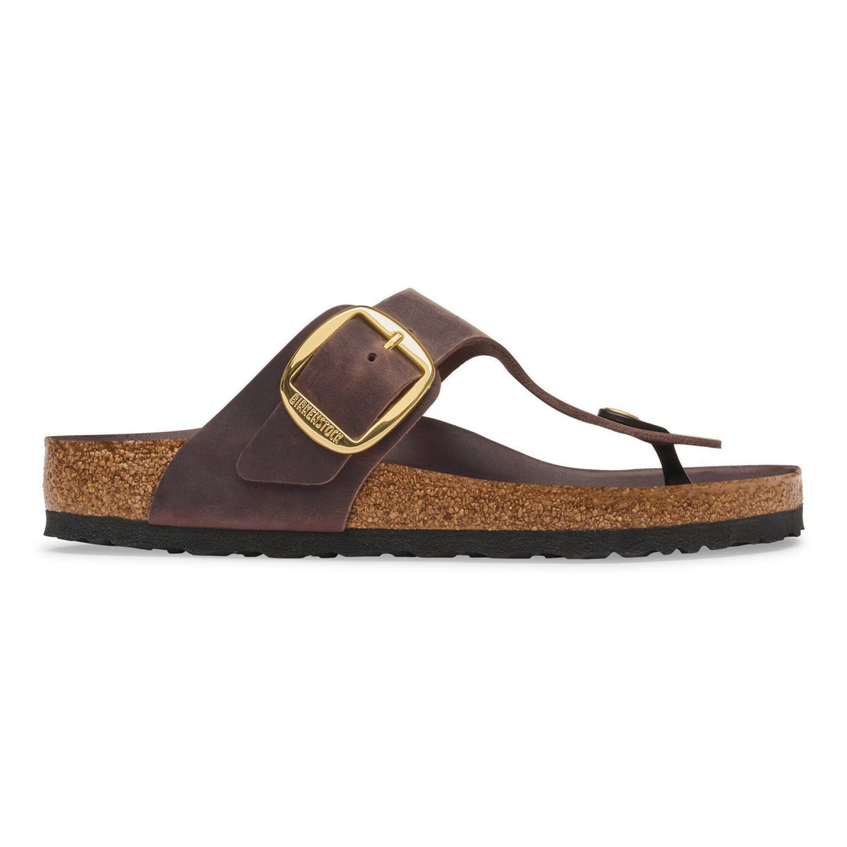 Gizeh big buckle birkenstock in pelle oliata