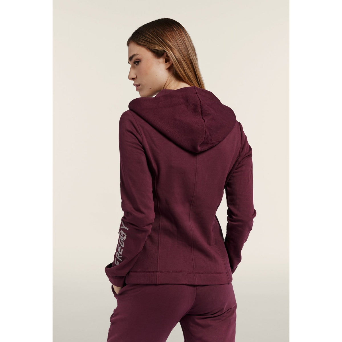 Felpa full zip freddy con cappuccio