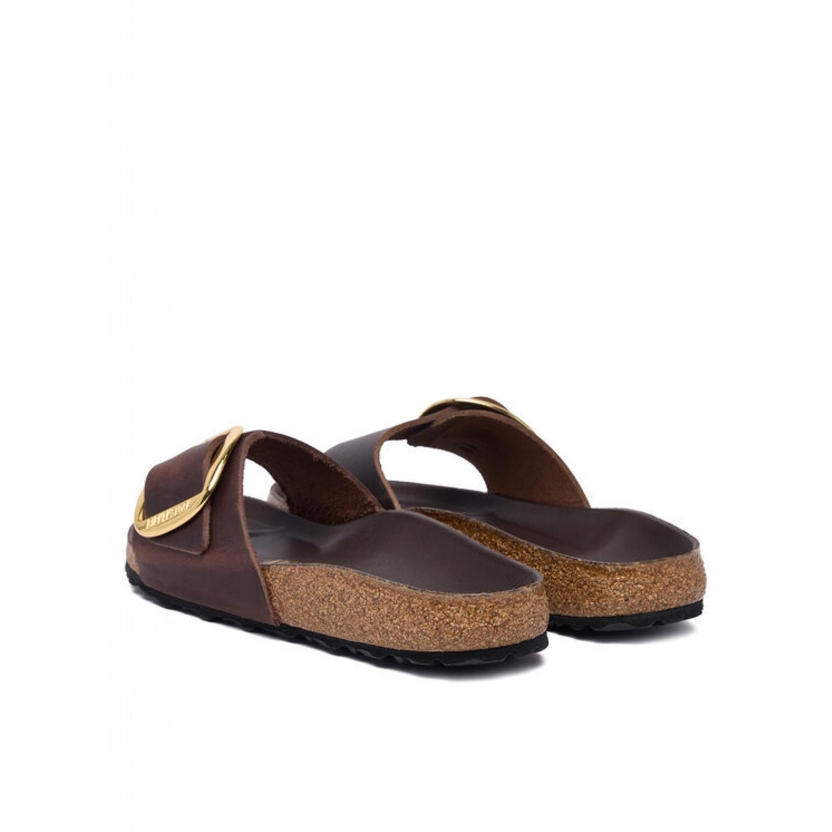 Madrid big buckle birkenstock pelle oliata