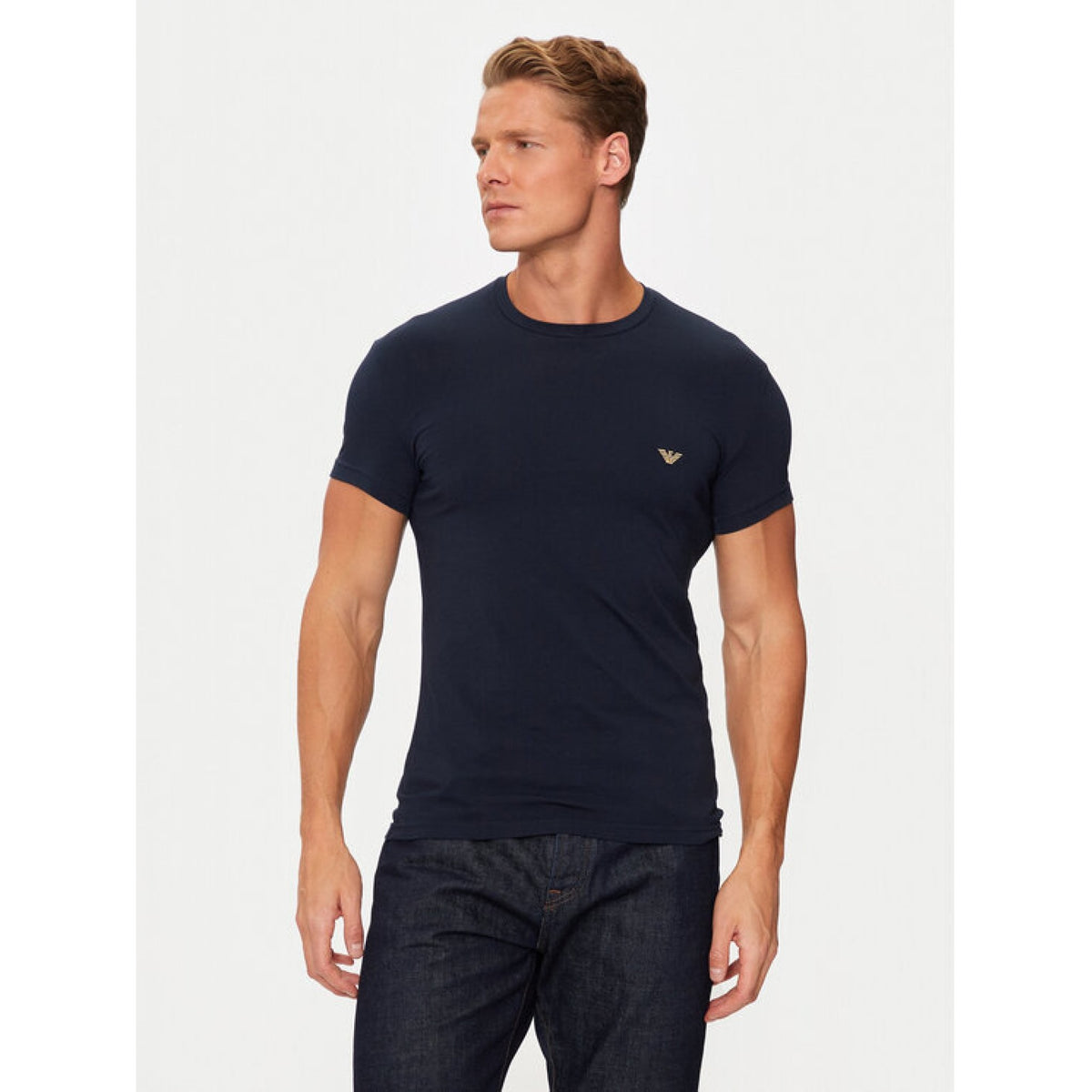 Emporio armani maglia logo piccolo