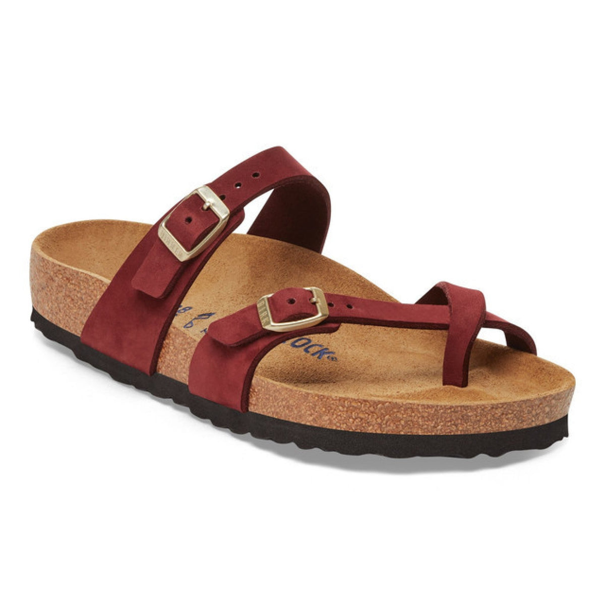 Sandalo mayari birkenstock in pelle nabuk