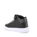 Sneakers da bambina nero-grigio scuro