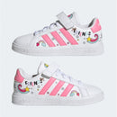 adidas x disney grand court minnie mouse elastic laces top strap